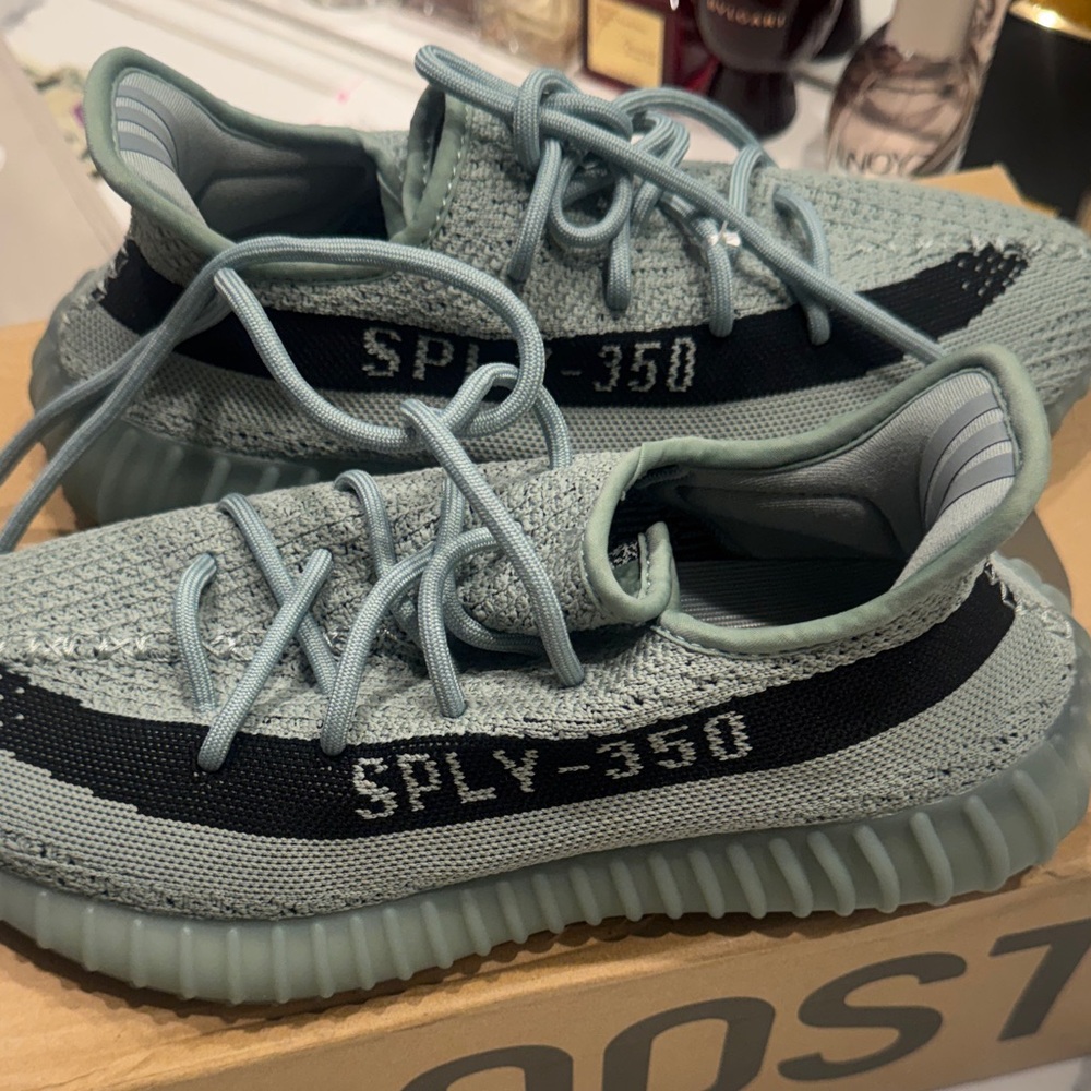 Adidas Yeezy blue sneakers